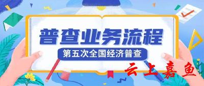 公益广告丨第五次全国经济普查正在有序开展  你知道普查业务流程有哪些吗?