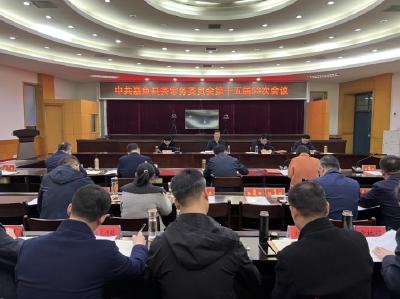 中共嘉鱼县委常务委员会第十五届53次会议召开