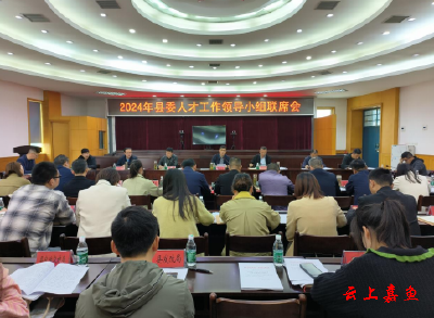 嘉鱼县2024年县委人才工作领导小组联席会召开
