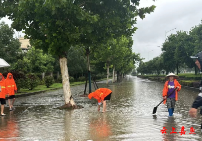 嘉鱼县城市管理执法局：积极应对强降雨 排水排涝保通畅