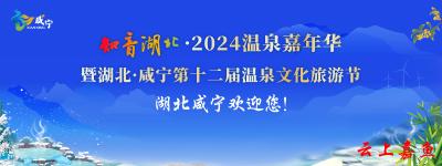 知音湖北·2024年温泉嘉年华 暨湖北·咸宁第十二届温泉文化旅游节 湖北咸宁欢迎您!