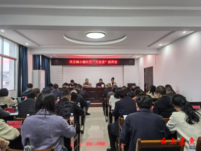 鱼岳镇小湖社区召开“大党委”联席会
