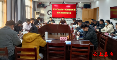 嘉鱼县统计局举办统计年报制度布置暨统计业务培训班