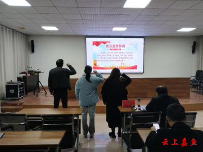 嘉鱼县医疗保障局举行“宪法宣传日”活动