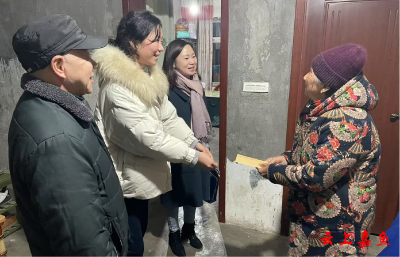 鱼岳镇东街社区“大党委”：众人拾柴火焰高 新春慰问暖人心