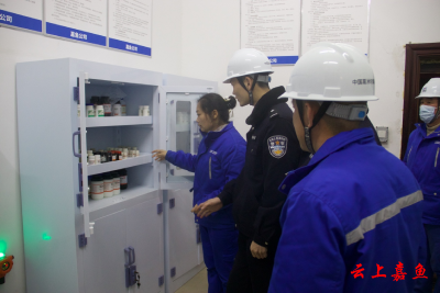 高铁岭派出所：所企联合，筑牢春节安全生产防线