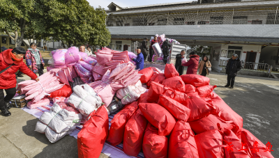 官桥镇农村福利院收到10万多元爱心物资