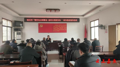 高铁岭镇临江村开展“推行红白理事会 倡导文明新风尚”移风易俗宣传活动