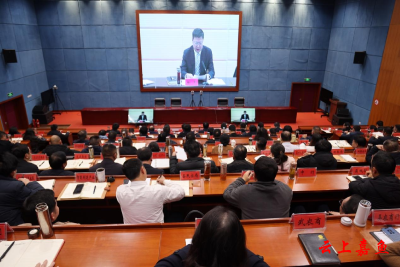 我县组织收视收听市政府廉政工作会议