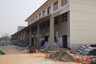 【聚力建支点夺取开门红】嘉鱼县殡仪馆改扩建项目顺利推进，预计今年10月完工