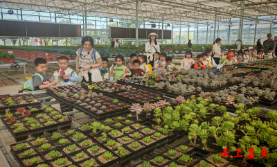 嘉鱼田野开心农场：春日迎来“研学热”