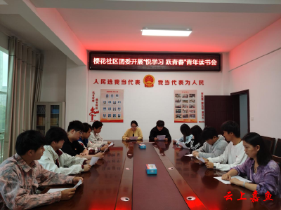 鱼岳镇樱花社区团委开展“悦学习跃青春”青年读书会主题团日活动