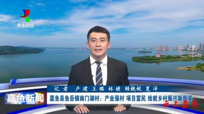 嘉鱼县鱼岳镇南门湖村：产业强村 项目富民 绘就乡村振兴新图景