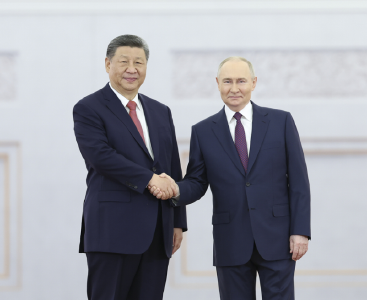 习近平同俄罗斯总统普京会谈