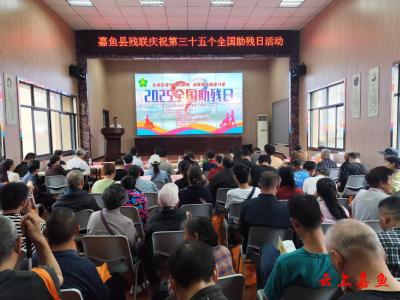 县残联开展第35个全国助残日活动