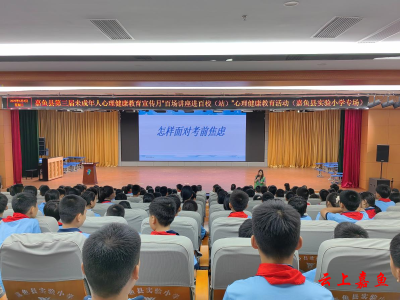 “百场讲座进百校（站）”活动走进嘉鱼县实验小学