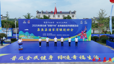 2025年湖北省“百镇千村”全民健身系列赛事活动嘉鱼县潘家湾镇运动会开幕