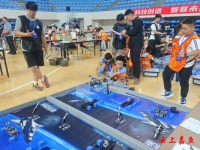 全省青少年人工智能科普展在嘉举行
