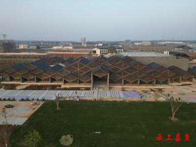 咸宁嘉鱼：古风宫廷艺术馆项目建设有序推进 计划5月1日试营业