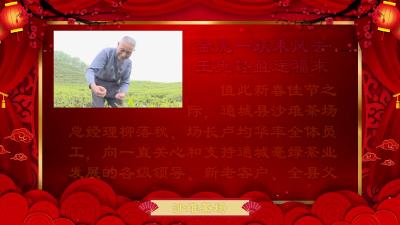 沙堆茶厂新春团拜