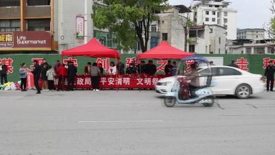 视频-鲜花祭祀 让清明更文明 