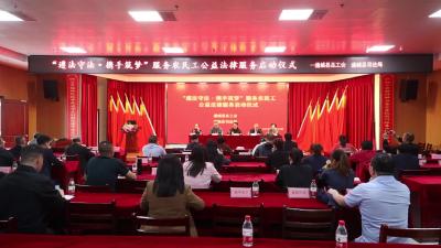视频-通城启动2023 年“尊法守法·携手筑梦”服务农民工公益法律服务行动 