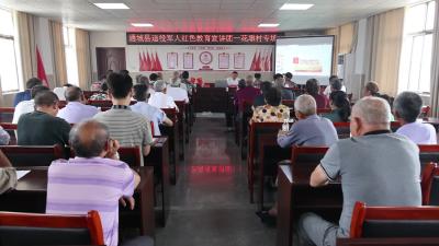 视频-通城县退役军人红色教育宣讲团走进大坪乡花墩村 