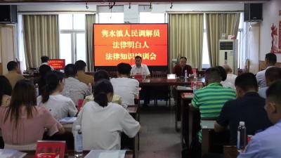 视频-通城县隽水镇人民调解员、“法律明白人”法律知识培训会举行 