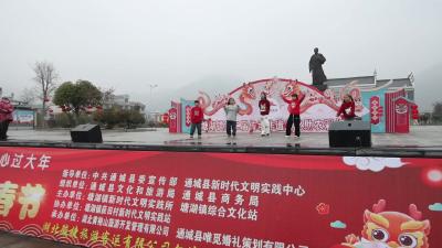 视频-塘湖镇：非遗文化彩灯节迎新春 