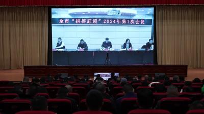 视频-通城县收听收看全市“拼搏赶超”2024年第1次会议