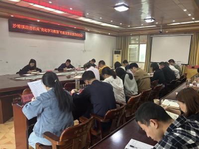 通城县沙堆镇召开一季度组织信息宣传工作通报会