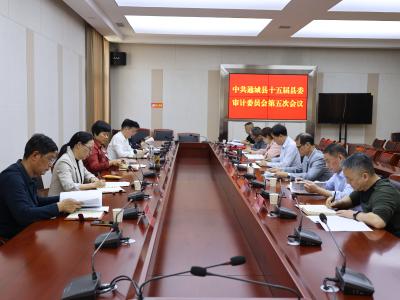 中共通城县十五届县委审计委员会第五次会议召开