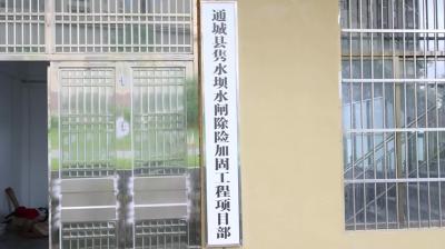 视频-通城县隽水坝水闸除险加固工程项目正式开工