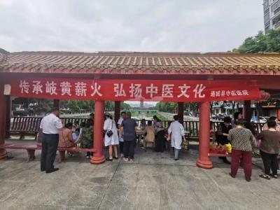 通城县中医医院：中医服务进社区 “粽”情端午传爱心