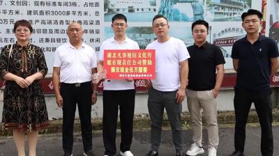 视频-武汉爱心企业向通城县受灾企业捐赠现金5万元