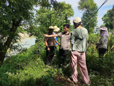 通城县石南镇：铁柱港河整治与步道建设并举