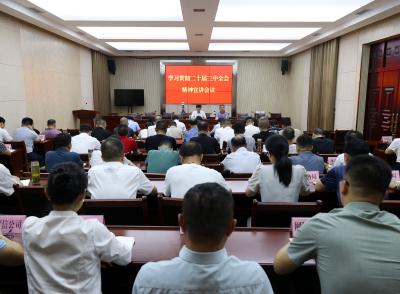 【学习贯彻党的二十届三中全会精神】杨修伟宣讲党的二十届三中全会精神