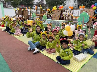 通城县麦市镇中心幼儿园开展野餐派对活动
