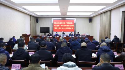 通城县综合交通专委会召开“查险除患、安全迎新”跨年专项整治行动暨道路交通安全工作专题调度会