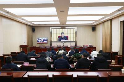 通城县收听收看全省食品药品安全工作视频会