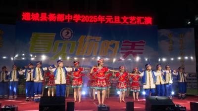 通城县杨部中学：庆元旦 迎新年