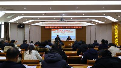 【聚焦两会】通城县政协委员学习贯彻中共二十届三中全会精神暨习近平总书记考察湖北重要讲话精神专题培训会召开