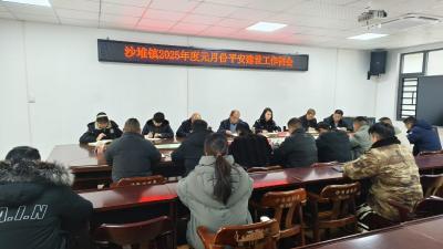 通城县沙堆镇召开平安建设工作会，筑牢安全稳定防线