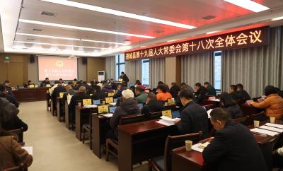 通城县第十九届人大常委会第十八次全体会议召开