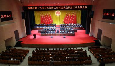 【聚焦两会】县十九届人大四次会议闭幕
