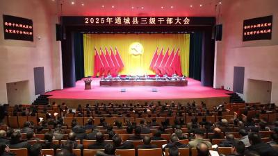 视频-【聚焦全县三级干部大会】通城：10位企业家应邀坐上主席台 树立尊商重商爱商导向 