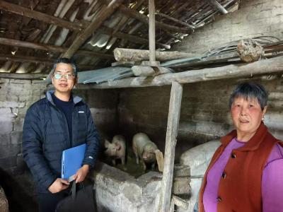 通城县沙堆镇：湖北体育职业学院驻村工作队奖补入户登记进行时