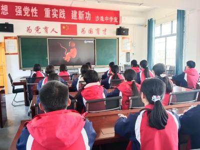 珍爱生命 快乐成长丨通城县沙堆中学开展主题团日活动