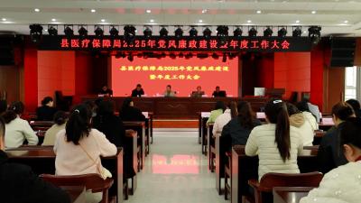 通城县医疗保障局召开2025年党风廉政建设暨年度工作大会