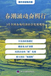 稳中求进每月看丨春潮涌动奋楫行——3月全国各地经济社会发展观察